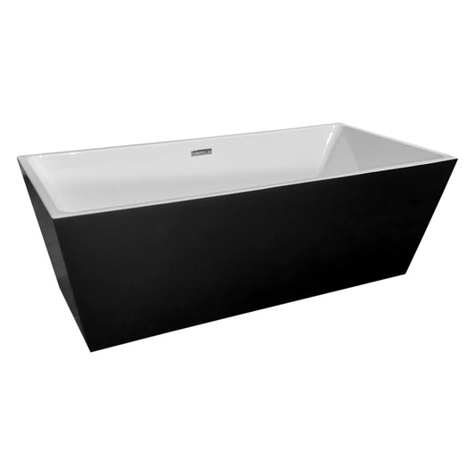 Cada freestanding Miria 1700 x 750 x 580 mm, negru mat