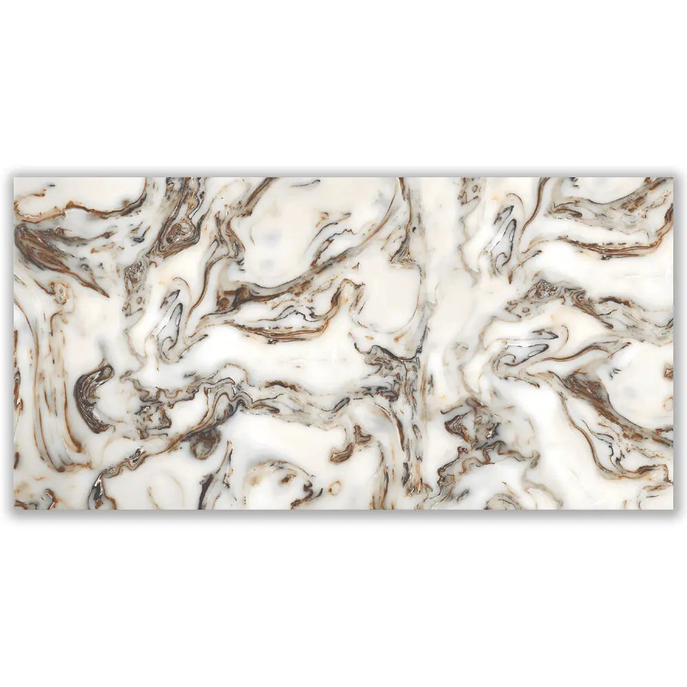 Gresie portelanata rectificata Gold Marble, 60X120, lucioasa