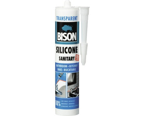 Silicon sanitar, 280ml, transparent