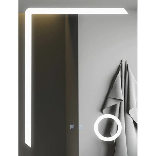 Oglinda LED Touch Oxia Sistem Dezaburire Lupa Cosmetica 80x60 cm